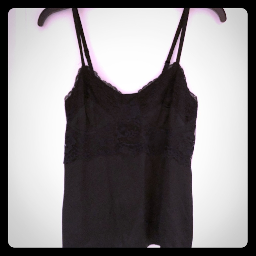 Robert Rodriguez Silk and Lace Tank